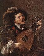 TERBRUGGHEN, Hendrick Lute Player awr China oil painting reproduction